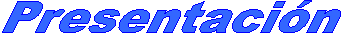 Presentaci�n
