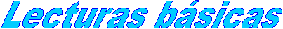 Lecturas b�sicas