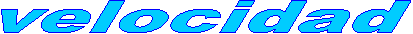 velocidad