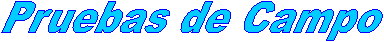 Pruebas de Campo