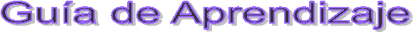 Gu�a de Aprendizaje