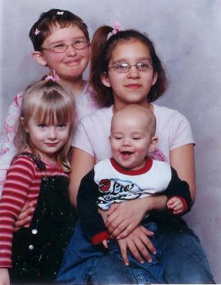 kyle with sisters