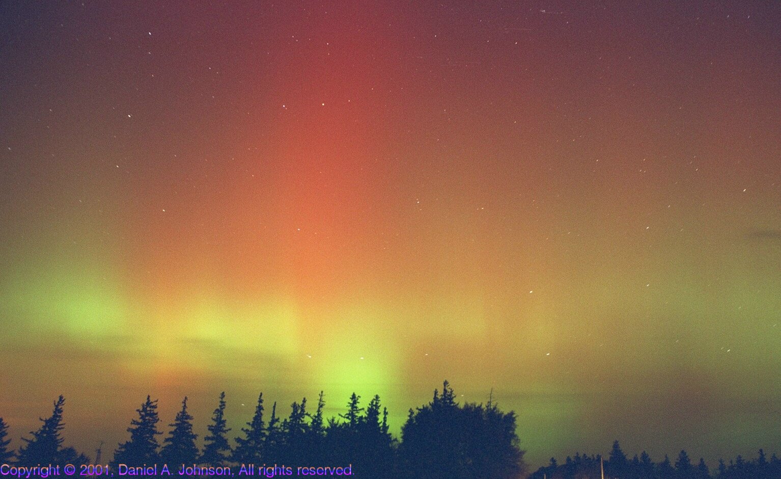 Northern Lights, October 28, 2001..........