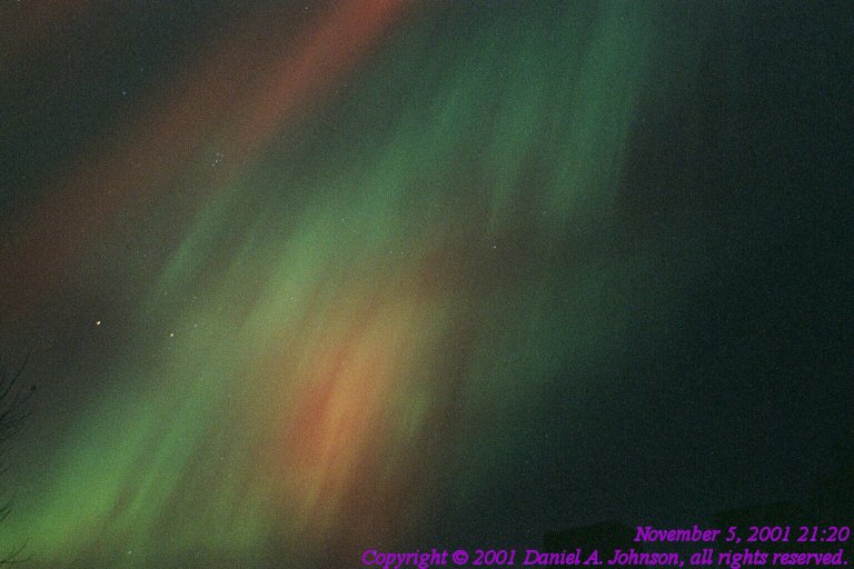 Northern Lights, November 05, 2001