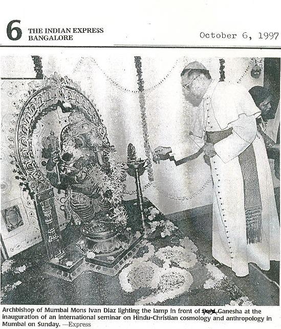 Satanist Ivan Dias worshipping Gentoo demon 'Ganpati'