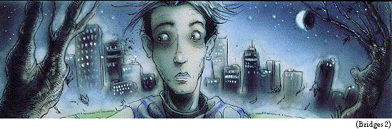 Image of a child in a darkpark.