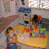 playingplaydough.JPG (118660 bytes)