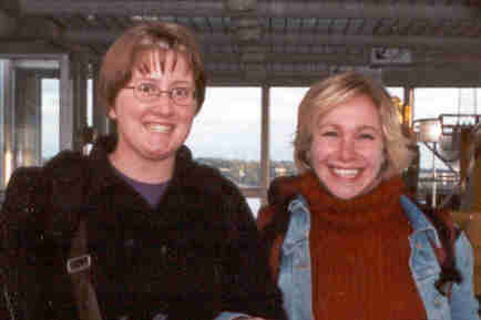 Aimee and Katie leave Finland for Sweden on the ferry