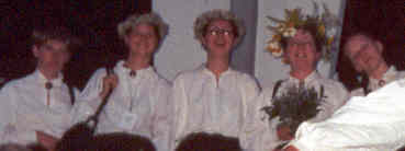 Song and Dance Festival, Summer 2001, the Alto Section (see me with the largest flower crown)