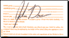 Signed Ticket