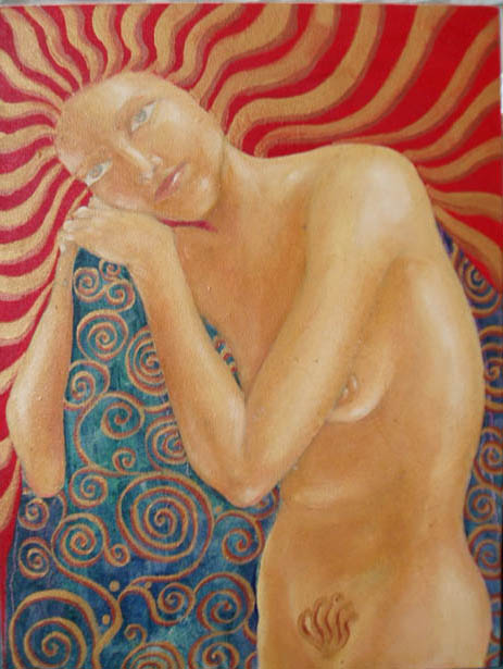 art nouveauish, oil on canvas 2006