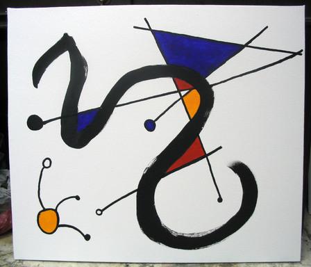 miro commissioned 1, oil on canvas 2005