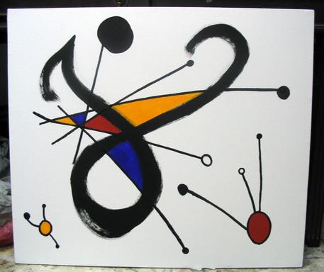 miro commissioned 3, oil on canvas 2005