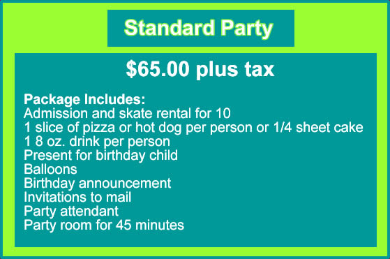 Standard Party Package