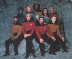 Star Trek The Next Generation crew