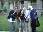 Me with my friend at gedung pusat