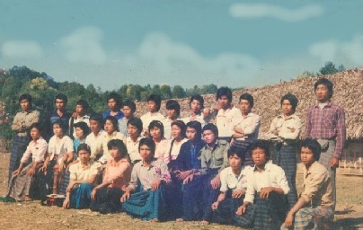 Class VIII Students, N-gumla 1988