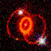 SuperNova1987a picture taken by the Hubble Space Telescope