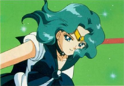 Now how many girls do you know that have aqua hair...and pull it off so well...