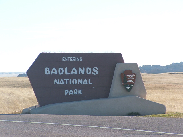 Badlands welcome