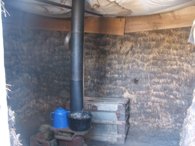 Inside Sod House