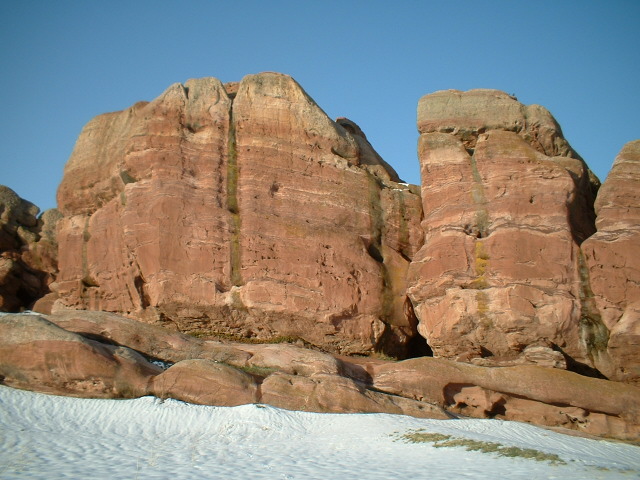 red rocks