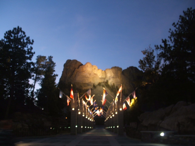 Night Rushmore