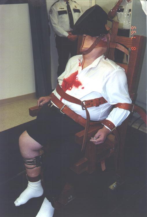 Oh dear did the murderer bleed a little?