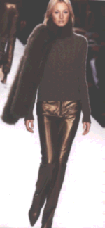 Leather, fur, and gold, gold, gold