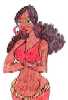 Carole in color. One fine cartoon