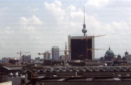 The Berlin skyline, complete with TV Tower