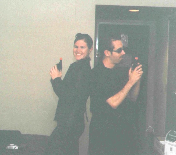 Trinity and Neo still kick ass...