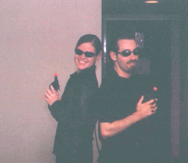 Trinity and Neo kick ass...