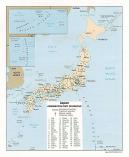 une carte poltique avec les d&eacute;partements japonais