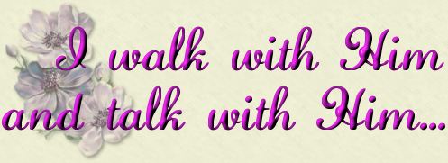 Walking With the Lord