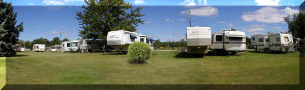 Panorama of the RV park