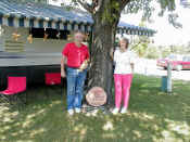 Harvey & Vera, he is our resident woodcarver