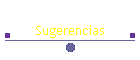 Sugerencias