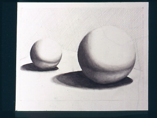 Studnt Work:&nbsp; Liz Bouyea - Drawing I - 2003