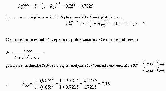 formulas polariza&ccedil;&atilde;o 2