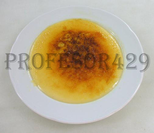 Crema catalana quemada