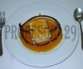 Pastel vasco de naranja y pomelo