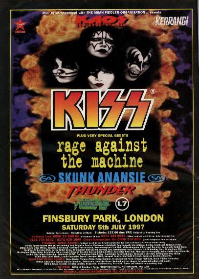 KISS Concert Poster