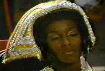 Syreena, our lovely heroine. Dig that crazy sequined helmet!