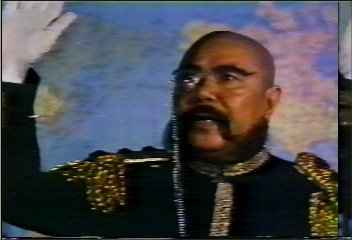 General Thompson, fresh from his appearance at the Uniform Fetish Ball