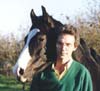 Foto dell'autore del sito con il suo cavallo Chisum, clikka per ingrandire