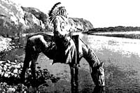 Capo indiano a cavallo