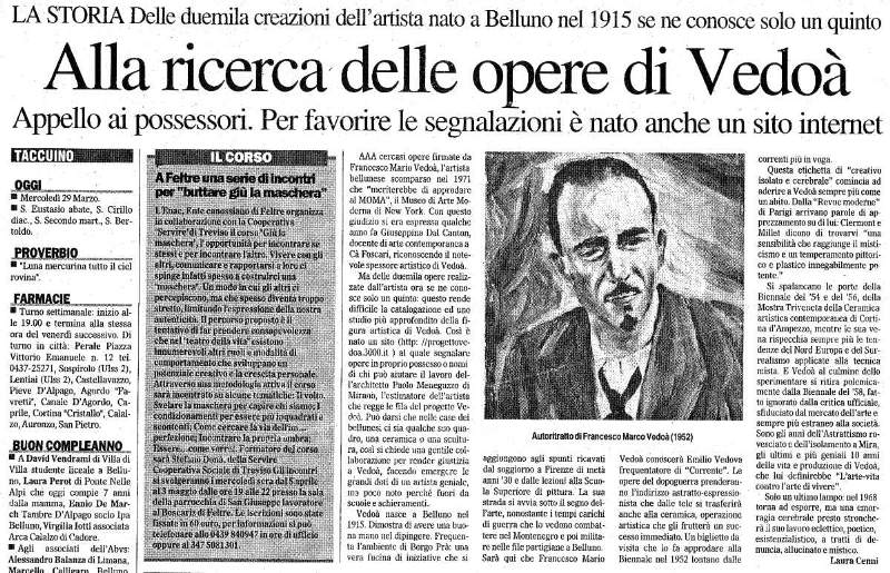 Articolo su Il Gazzettino