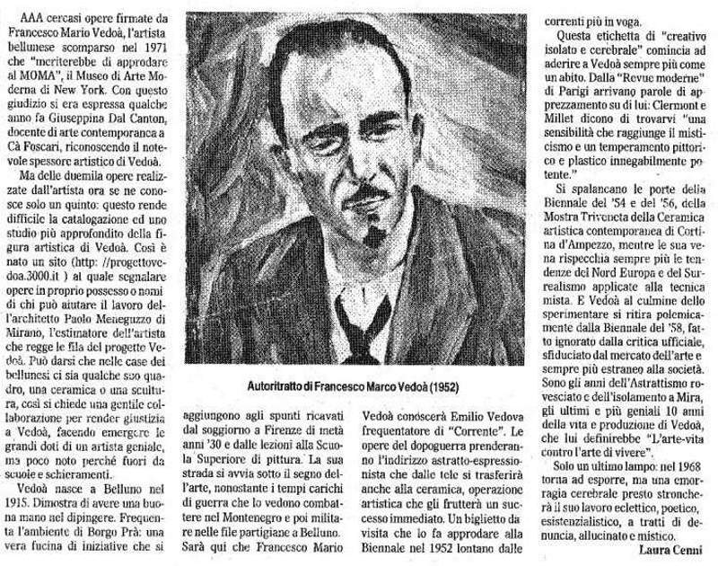 Articolo su Il Gazzettino