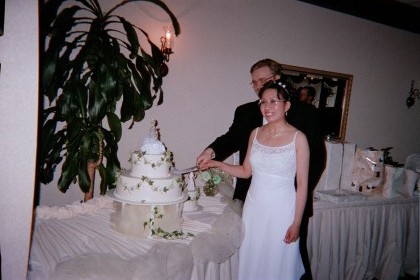 Cutting the Castle Cake